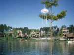 Hồ Lake Oconee Georgia GA thuyền buồm chuông gió
