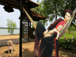nằm võng ru con