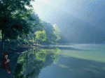 sương sớm hồ thu, đêm trăng