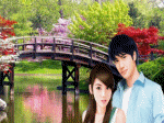đôi uyên ương và cảnh xuân