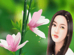 gái quê trong nắng xuân