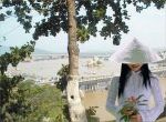 học trò áo dài trắng nón lá hoa phượng cầu hara nha trang