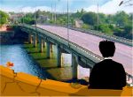 uống bia bên cầu đạo long nhơ hành quân xưa