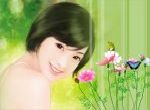 bên hoa