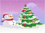 thông noel và người tuyết