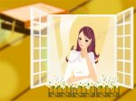 cô gái buồn bên cửa sổ ngắm thuyền ra cửa biển