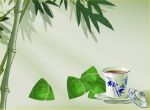 hoa sen chuồn chuồn trà và bánh